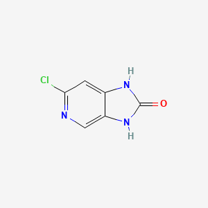 Chemical structure of 6-Chloro-1H-imidazo[4,5-c]pyridin-2(3H)-one