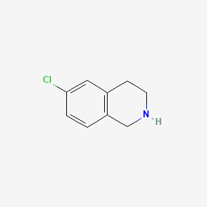Chemical structure of 6-Chloro-1,2,3,4-Tetrahydroisoquinoline