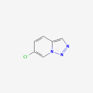 Chemical structure of 6-Chloro-[1,2,3]triazolo[1,5-a]pyridine