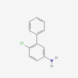 Chemical structure of 6-Chloro-biphenyl-3-ylamine