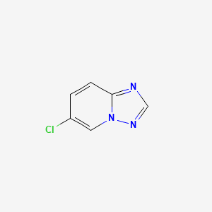Chemical structure of 6-Chloro-[1,2,4]triazolo[1,5-a]pyridine