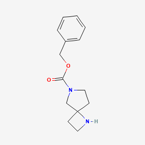 Chemical structure of 6-CBZ-1,6-DIAZASPIRO[3.4]OCTANE
