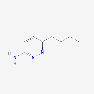 Chemical structure of 6-Butylpyridazin-3-amine