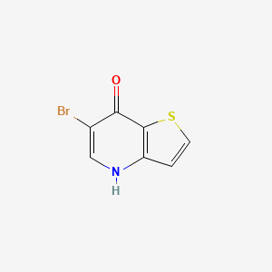 Chemical structure of 6-Bromothieno[3,2-b]pyridin-7-ol