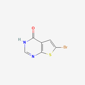 Chemical structure of 6-Bromothieno[2,3-d]pyrimidin-4(3H)-one
