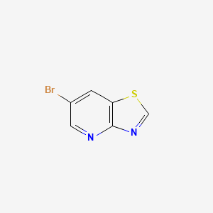 Chemical structure of 6-Bromothiazolo[4,5-b]pyridine