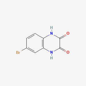 Chemical structure of 6-Bromoquinoxaline-2,3(1H,4H)-dione