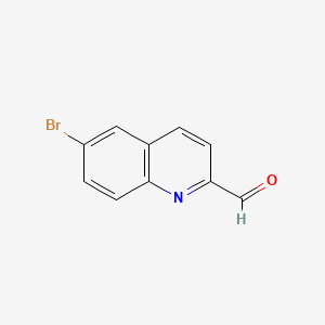 Chemical structure of 6-Bromoquinoline-2-carbaldehyde