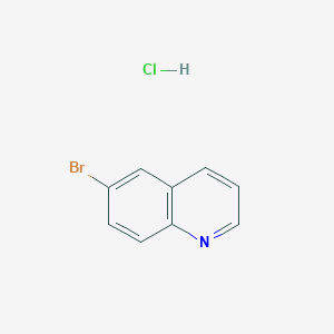Chemical structure of 6-Bromoquinoline Hydrochloride