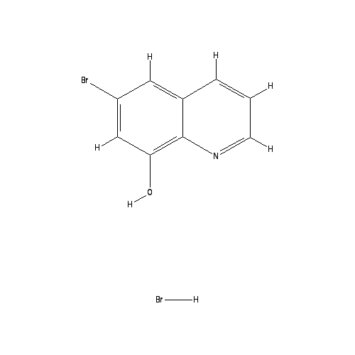 Chemical structure of 6-bromoquinolin-8-ol hydrobromide
