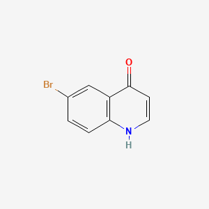 Chemical structure of 6-Bromoquinolin-4(1H)-one