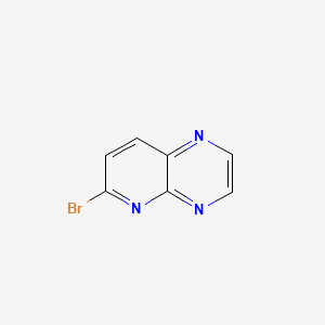 Chemical structure of 6-bromopyrido[2,3-b]pyrazine