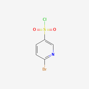 Chemical structure of 6-Bromopyridine-3-sulfonyl chloride