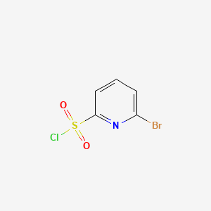 Chemical structure of 6-Bromopyridine-2-sulfonyl chloride