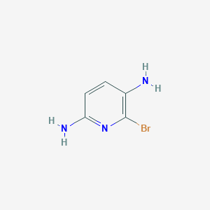Chemical structure of 6-Bromopyridine-2,5-diamine