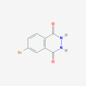 Chemical structure of 6-Bromophthalazine-1,4-diol