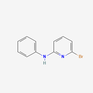 Chemical structure of 6-Bromo-N-Phenylpyridin-2-Amine