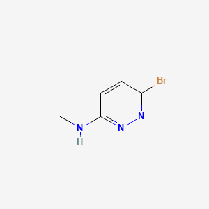 Chemical structure of 6-Bromo-N-methylpyridazin-3-amine