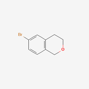 Chemical structure of 6-Bromoisochroman