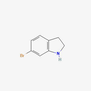 Chemical structure of 6-bromoindoline