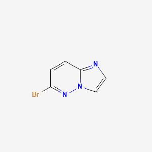 Chemical structure of 6-Bromoimidazo[1,2-b]pyridazine