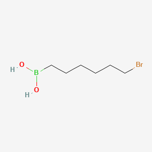 Chemical structure of 6-BroMohexylboronic acid