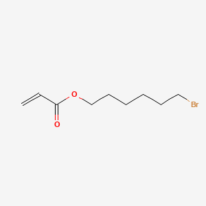 Chemical structure of 6-bromohexyl prop-2-enoate