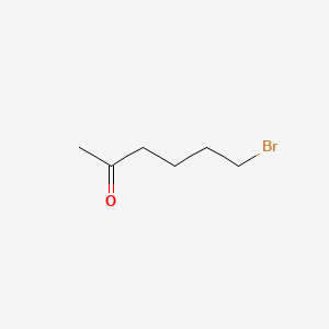 Chemical structure of 6-Bromohexan-2-one