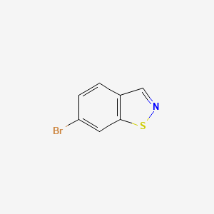 Chemical structure of 6-Bromo-1,2-benzothiazole