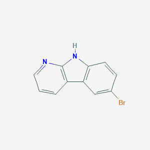 Chemical structure of 6-Bromo-9H-pyrido[2,3-b]indole