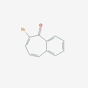 Chemical structure of 6-Bromo-5H-benzo[7]annulen-5-one