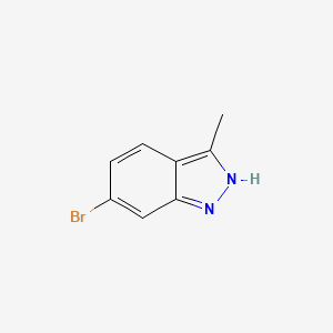 Chemical structure of 6-Bromo-3-methyl-2H-indazole