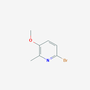 Chemical structure of 6-Bromo-3-methoxy-2-methylpyridine