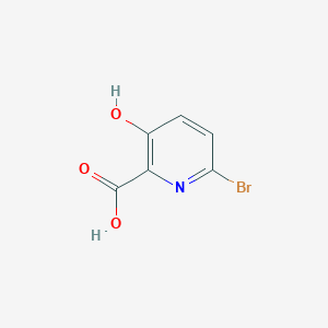 Chemical structure of 6-Bromo-3-hydroxypicolinic acid