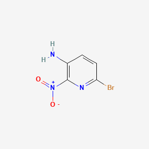 Chemical structure of 6-bromo-2-nitropyridin-3-amine