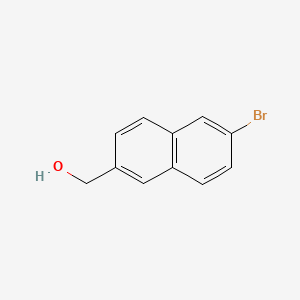 Chemical structure of 6-Bromo-2-naphthylmethanol