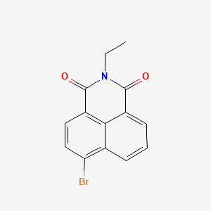 Chemical structure of 4-Bromo-N-ethyl-1,8-naphthalimide