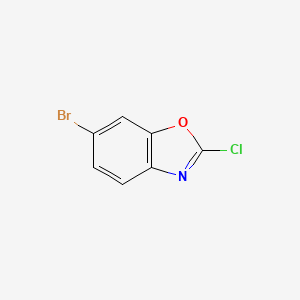 Chemical structure of 6-Bromo-2-chlorobenzoxazole