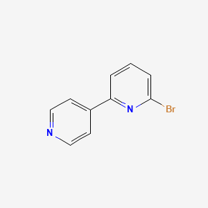 Chemical structure of 6-Bromo-2,4'-bipyridine