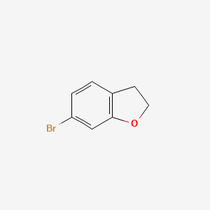 Chemical structure of 6-Bromo-2,3-dihydrobenzofuran