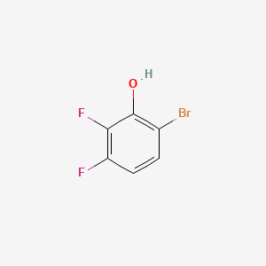 Chemical structure of 6-Bromo-2,3-difluorophenol