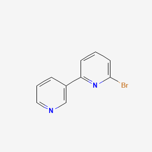 Chemical structure of 6-Bromo-2,3'-bipyridine