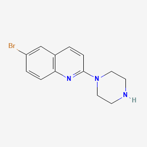 Chemical structure of 6-Bromoquipazine