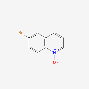 Chemical structure of 6-Bromoquinoline 1-oxide