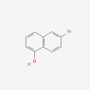 Chemical structure of 6-Bromonaphthalen-1-ol