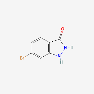 Chemical structure of 6-Bromo-1H-indazol-3-ol