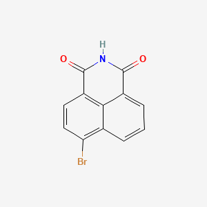 Chemical structure of 4-Bromonaphthalene-1,8-dicarboximide