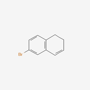 Chemical structure of 6-Bromo-1,2-dihydronaphthalene
