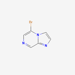 Chemical structure of 6-Bromo-[1,2,3]triazolo[1,5-a]pyridine