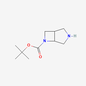 Chemical structure of 6-Boc-3,6-diazabicyclo[3.2.0]heptane